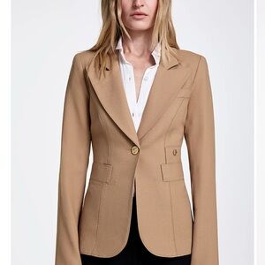 SMYTHE Duchess Blazer | Camel | Size 8 [Fits Like a 6]